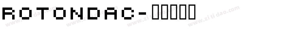 rotondac字体转换