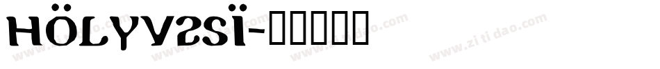Holyv2si字体转换