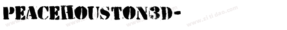 peacehouston3d字体转换