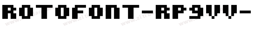 RotoFont-Rp9vv字体转换