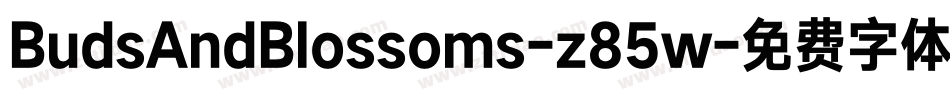 BudsAndBlossoms-z85w字体转换