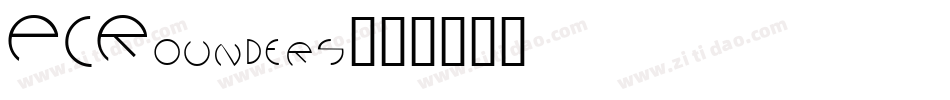 PCRounders字体转换