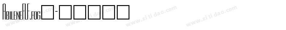 AbileneFLF.fog_字体转换