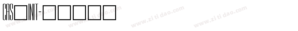 CAS_INIT字体转换