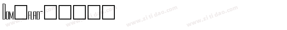 Dom_flad字体转换