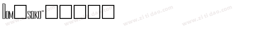 Dom_sqko字体转换
