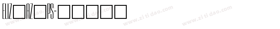 ELIZ_AZ_PS字体转换