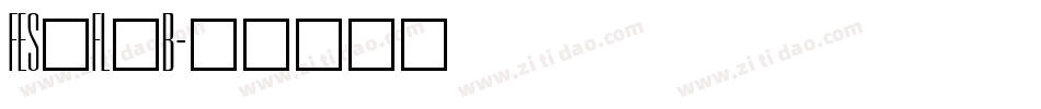 FES_FL_B字体转换