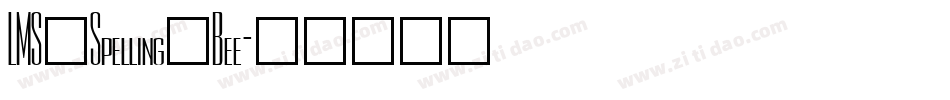 LMS_Spelling_Bee字体转换