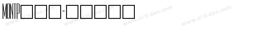 MONTP___字体转换