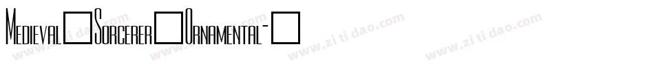 Medieval_Sorcerer_Ornamental字体转换