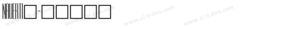 NAUERTI_字体转换