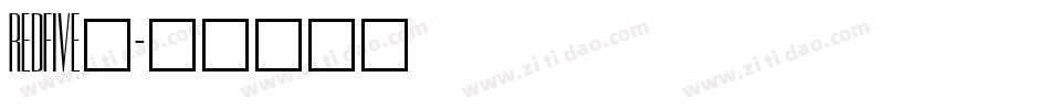 REDFIVE_字体转换