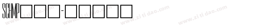 SCHMP___字体转换