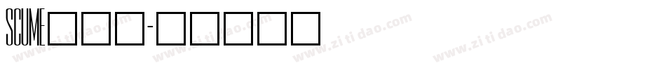 SCUME___字体转换