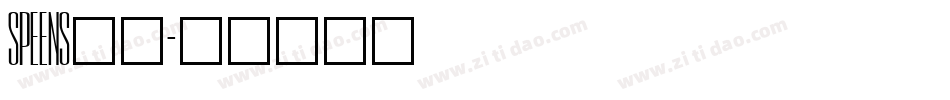 SPEENS__字体转换