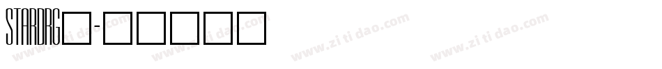 STARDRG_字体转换