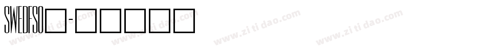 SWEDFSO_字体转换