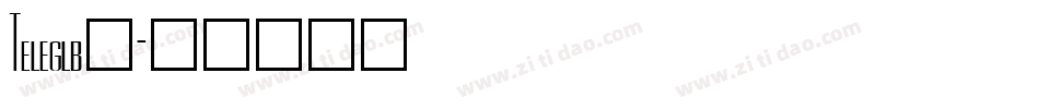 Teleglb_字体转换