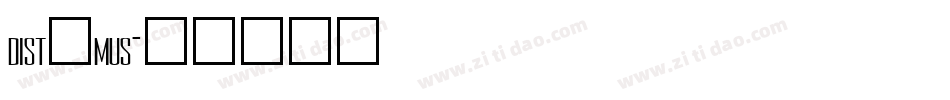 dist_mus字体转换