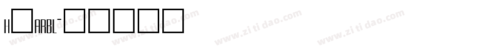 h_arbl字体转换