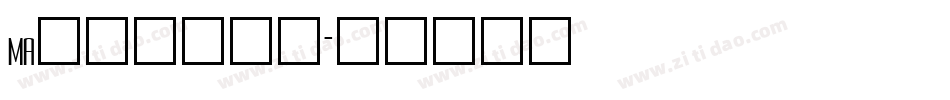 ma______字体转换