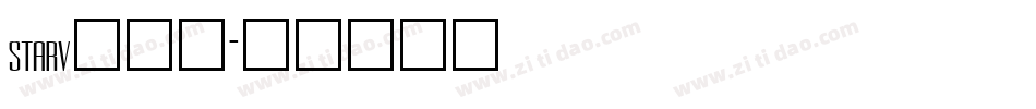 starv___字体转换
