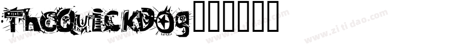 TheQuickDog字体转换