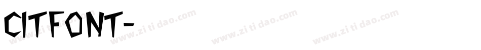 CITfont字体转换