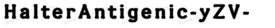 HalterAntigenic-yZV字体转换