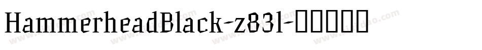 HammerheadBlack-z83l字体转换