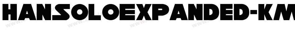 HanSoloExpanded-Km4A字体转换
