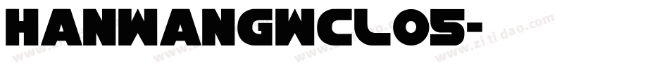 HanWangWCL05字体转换