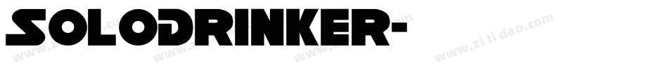 SoloDrinker字体转换