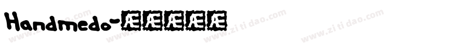 Handmedo字体转换