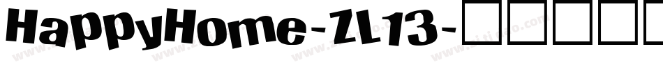 HappyHome-ZL13字体转换