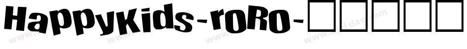 HappyKids-rORO字体转换