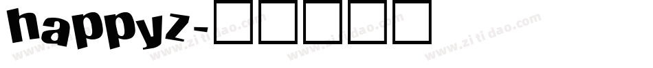 happyz字体转换