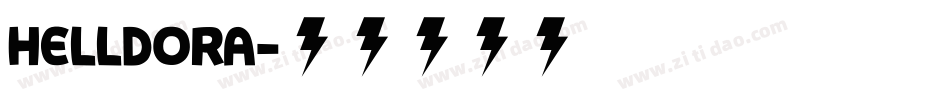 HELLDORA字体转换