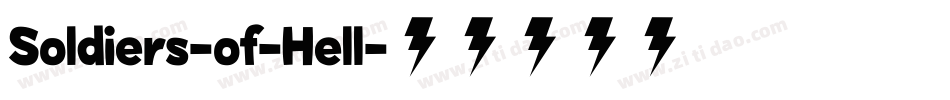 Soldiers-of-Hell字体转换