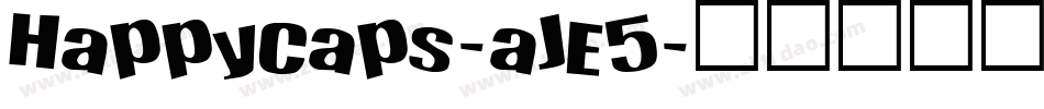 HappyCaps-aJE5字体转换