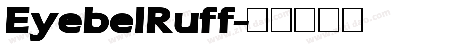 EyebelRuff字体转换