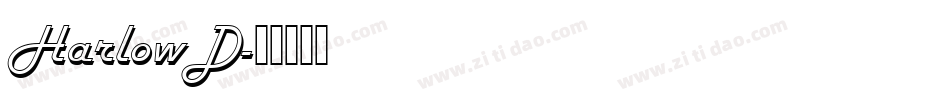HarlowD字体转换