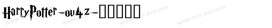 HarryPotter-ov4z字体转换