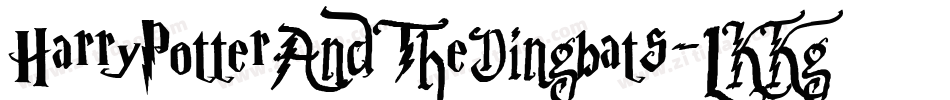 HarryPotterAndTheDingbats-LKKg字体转换