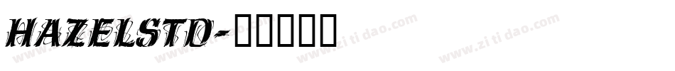 HazelStd字体转换