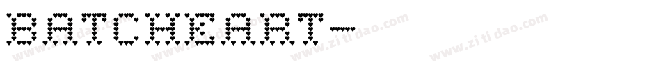 Batcheart字体转换