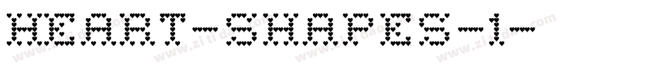 HEART-shapes-1字体转换