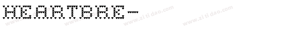 HEARTBRE字体转换