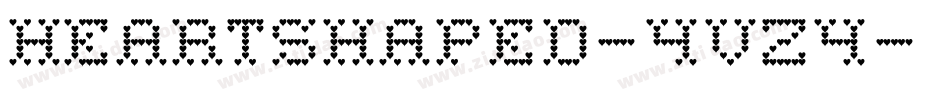HeartShaped-4VZ4字体转换